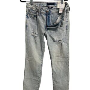 Aeropostale Distressed Light Wash Jeans - NWT - 2R - Mid Rise Ankle